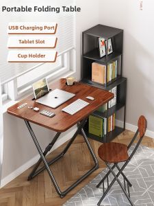 HUIXIONGKANLAN | Folding Portable Small Space Suitable Laptop Desk