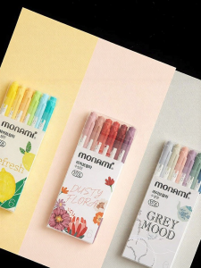 Monami | Dual-tip Water-based Pen 18 Colors