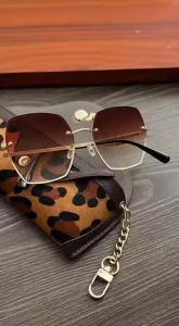 Vintage PU Leather Glasses Storage Bag Leopard Print Lightweight Myopia Glasses Case Anti-pressure Sunglasses Protective Cover