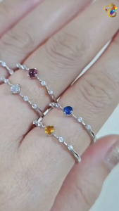 Premium Grade Dainty Crystal S925 Silver Rings (6 Types to Choose)