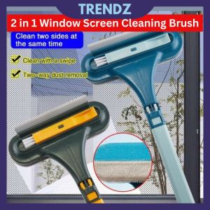 2 in 1 Window Screen Cleaner Cleaning Brush Brush Cleaner Multifunction Use