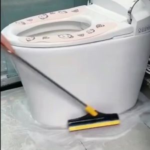 [FREESHIP ] Cây Chà Sàn Nhà Tắm Đa Năng 2 Trong 1 Chổi Cọ Sàn Và Gạt Nước Xoay 120 Độ Dọn Sạch Mọi Góc Bẩn - ADU79