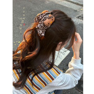 Large Size Leopard Cat Rabbit Banana Clip Womens Hair Accessories 2025 New Style Sweet Style Fashionable Hairpins