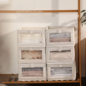 กล่องใส่ กล่องเก็บเสื้อผ้า ยี่ปุ่น พับได้ ระเบียบ ลิ้นชัก เก็บในครัวเรือนขนาด