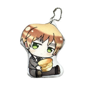 10cm Mini Axis Powers Hetalia Anime Plush Pendant - Feliciano Vargas Arthur Kirkland Ivan Stuffed Toy Bag Decor