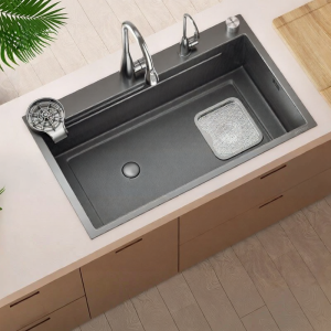 JOMOW | Strainer Single Large 304 Stainless Steel Kitchen Sink