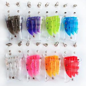 Salon เครื่องมือกรรไกรตัดผมเฉือน Organizer HOLSTER เอวแพ็คโปร่งใสกันน้ํา SCISSOR Pack Combs Stylist อุปกรณ์เสริม