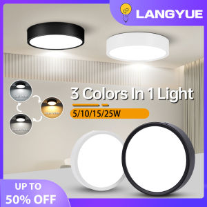 LANGYUE Surface Mounted Spotlight LED Downlight Pin Light Buy 1 Take 1 3 Color Switchable Ceiling Lamp