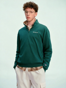 Champion | Half-Zip Collar Sweater Embroidery Casual Sporty Men Women