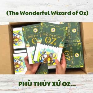 Sách song ngữ kinh điển Phù Thủy Xứ OZ - Sách truyện song ngữ thiếu nhi có note từ vựng tặng kèm file nghe - HG Books