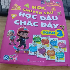 Sách - Túi Học đâu - Chắc đấy - Toán Lớp 3 (8 quyển) (Qbooks)
