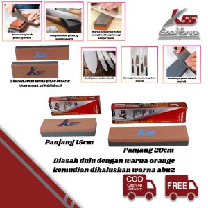 K55 Batu Pengasah Pisau dan Asah Pahat 6inch atau 8 inch Sharpening Stone 150x50x25mm & 200x50x25mm