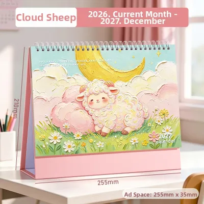 Student Exam Countdown Planner Custom Calendar 2027 Desk Memo