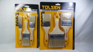 Bộ 3 cây cọ sơn 2" 3" 4" TOLSEN 40145 và bộ 3 cây cọ sơn 1" 1.5" 2" TOLSEN 40144