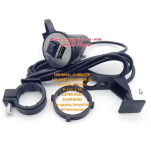 ORIGINAL CHARGER HP MOTOR MOBIL 9V-24V FAST CHARGING AC DC SCREEN VOLTASE ADAPTOR AKI ACCUKE HANPHON