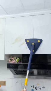 NEW-Extendable Triangle Mop 360° Rotatable Squeeze Mop Floor Cleaning Wet And Dry 1.3m Home Floor Ceiling Windows Cleaning Tools