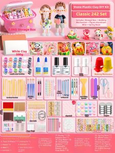 Childrens Modeling Clay Kit Oil-free Gloss