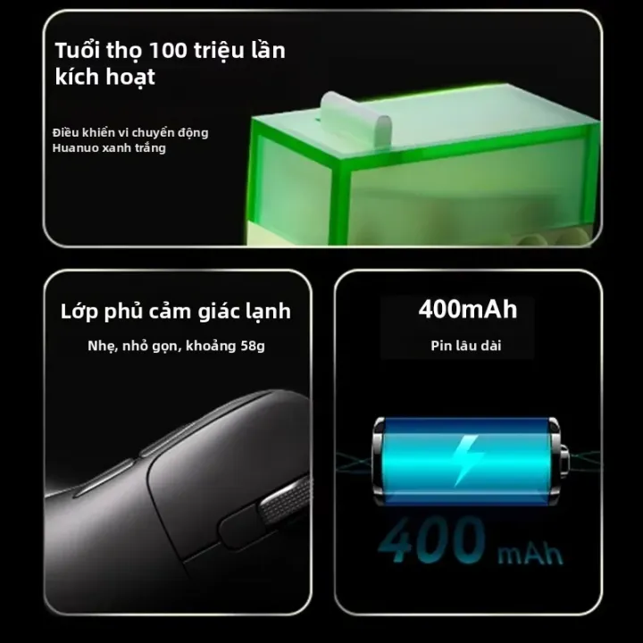 AJAZZ | Chuột Chơi Game Không Dây AJAZZ AJ179 APEX PAW3950 30000DPI 8Khz Dành Cho Người Thuận Tay Phải, Thiết Kế Công Thái Học, Có Đế Sạc Từ Tính RGB | BigBuy360 - bigbuy360.vn