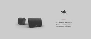 Polk Audio SR2 Wireless Surround Speakers - works only with Polk Magnifi Mini AX and Polk Magnifi Max AX
