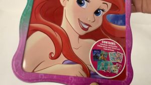 DISNEY PRINCESS LITTLE MERMAID HAPPIER TINActivity Stickers Storybook (Gift Set)