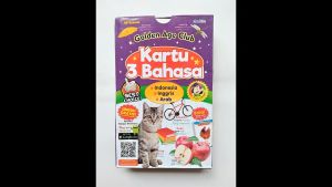 Flashcard Anak Golden Age Club Kartu 3 Bahasa Bergambar Full Color