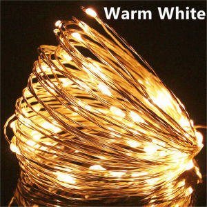 Waterproof USB Battery LED String Light 5V 10M Copper Wire Fairy Garland Light Lamp for Christmas Wedding Party Holiday Lighting