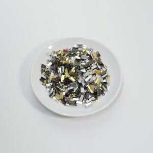 200pcs/lot Cove Clasps Cord End Caps String Ribbon Leather Clip Tip Fold Crimp Bead Connectors For Jewelry Making DIY Supplies