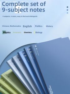MONLEYTA | B5 Thickened Subject Notebook For Junior High School Students English Math Chinese Full Set Large Capacity Comfortable To Hold High Aesthetic Value Class Subject Books