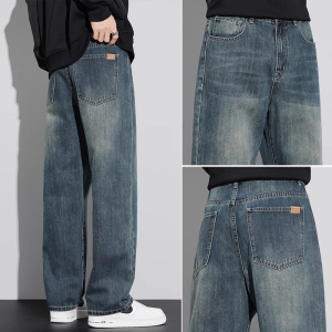 Quần Jeans Nam Vancl 2025 Mới Quần Jeans Denim Ống Thẳng Thường Ngày Dáng Rộng Đa Năng Thời Trang Thu Đông Quần Thường Ngày Cho Nam