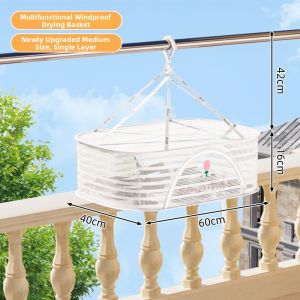 MEIZHUFU | Fly Proof Foldable Drying Net