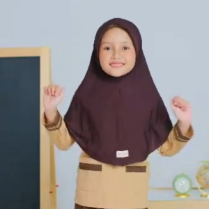 Bergo Anak Sekolah Spandek Jersey  Ukuran Lengkap TK SD SMP SMA