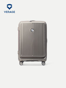 Verage Small Travel Suitcase 20 Inch Front Opening Large Capacity Carry-On Bag with Password Lock And Sturdy Pull Rod