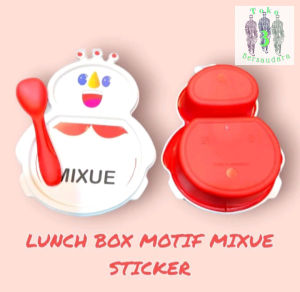 Lunch Box Mixue BentoTempat Makan| Free sendok