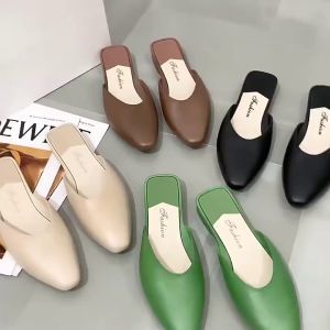 รองเท้าแตะส้นแบน รองเท้าแตะส้นเตี้ย รองเท้าแตะใส่สบาย