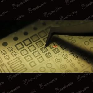 (HobbyMio) Etched Metal Plate - SK01 Model Kit Etching Details Fitting Part Gundam Tools Armor Exhaust Modify Engrave Hobby Mio 细节改造蚀刻片