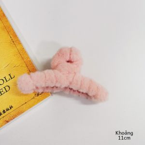 Kẹp Tóc Hình Cá Mập Nhung Lông Cừu Thời Trang Nữ Kẹp Tóc Đơn Giản Kẹp Tóc Sau Đầu Kẹp Tóc Phong Cách Hàn Quốc Phụ Kiện Tóc