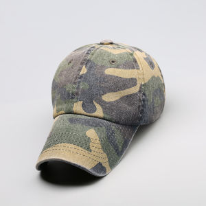 BAODUOLEI | Classic Retro Camo Soft Top Baseball Cap