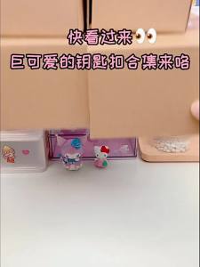 100% Authentic Hello Kitty Key Chains Cinnamoroll Melody Keychains Cute Cartoon Childrens Creative DIY Jewelry Net Red Pendant Little Twin Stars 9001