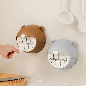 RNOCADA | Wall Mounted Dispensing Food Wrap Storage Box No Drill