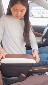 Armrest Mobil Wuling Binguo 2023-Up Luxury 3 USB Port Charger + LED Kulit