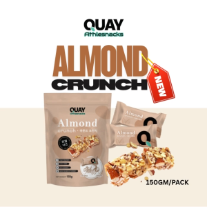 Quay Athlesnacks Almond Crunch (150G) - Healthy Snacks / Quay Wholefoods / Teck Sang
