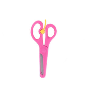 1Pc 135mm Mini Safety Scissors with Round Head for Students and Kids DIY Paper Cutting Handmade Art Craft Supplies Plastic
