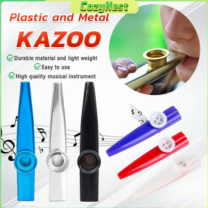C.N. Plastic and Metal Kazoo Portable Flute For Beginner Instrument Music Lovers