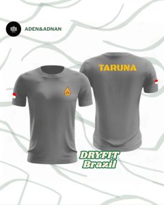 kaos pakaian TARUNA / Dryfit Brazil / lengan pendek / varian warna