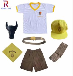 KAB Scout Complete Set (7 in 1) for Boys: Short T-Shirt Carabao Socks Cap Hanky Belt.