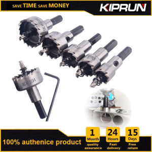 KIPRUN 5pcs HSS Drill Bit Hole Opener Saw Cutter Stainless Steel Metal 16/18.5/20/25/30mm Wrenches