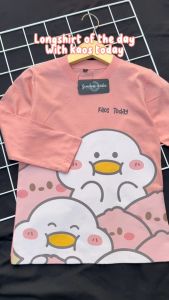 Kaos Anak Perempuan Series Full Printing Motif Kartun 1-12 Tahun