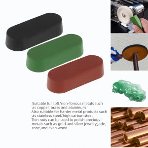 3pcs Metal Polishing Compound Kit High-Gloss Buffing Bars for Stainless Steel Jewelry AluminumDIY Repair Wheel Polishing Set