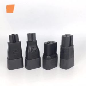1pcs EU Power Cord Plug converter IEC 320 C14 Male to Europe Schuko Female Socket Converter Adapter for UPS PDU Power Adapter