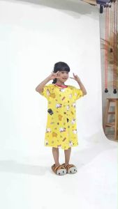 KIminori ESHA Dress Anak Perempuan Lengan Pendek